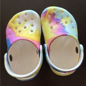 Tie dye Baby CROCS